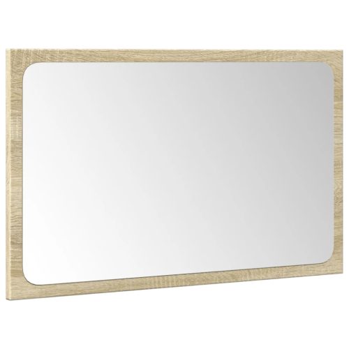  3 részes sonoma tölgyszínű szerelt fa fürdőszobai bútorszett