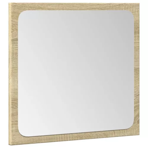  3 részes sonoma tölgyszínű szerelt fa fürdőszobai bútorszett