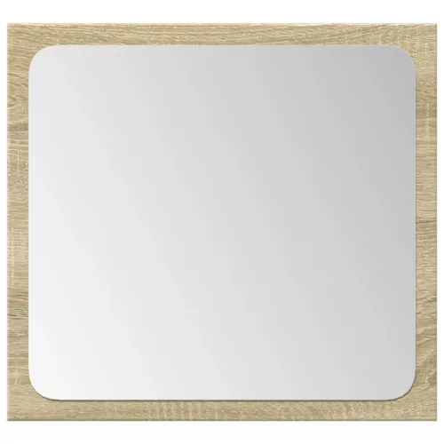  3 részes sonoma tölgyszínű szerelt fa fürdőszobai bútorszett