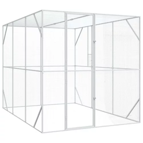  Madár kalitka Antracit 210 x 304 x 213 cm Horganyzott acél