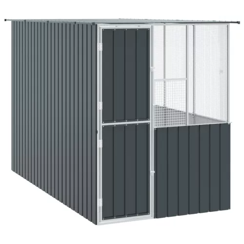  Madárkalitka Antracit 215x78x200 cm Galvanizált Acél