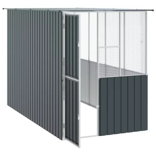  Madárkalitka Antracit 215x78x200 cm Galvanizált Acél
