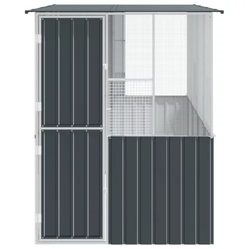  Madárkalitka Antracit 215x78x200 cm Galvanizált Acél
