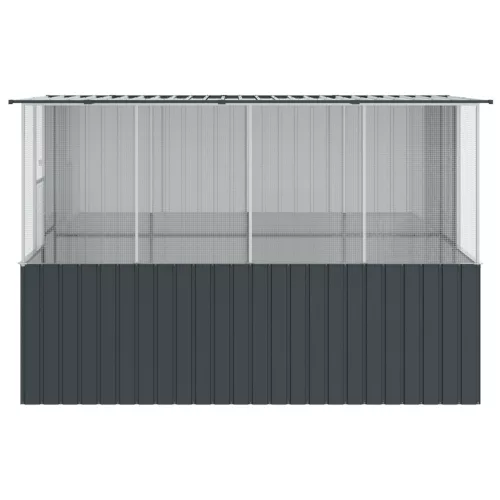  Madárkalitka Antracit 215x78x200 cm Galvanizált Acél