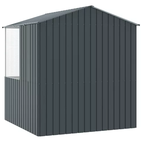  Madárkalitka Antracit 215x78x200 cm Galvanizált Acél