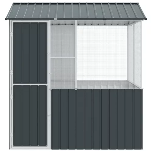  Madárkalitka Antracit 215x78x200 cm Galvanizált Acél