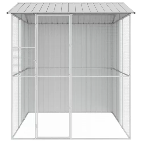  Madárkalitka Szürke 215x310x247 cm Acél