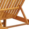  Napozó 2-személy 3 pcs Barna Tömör Akácfa