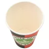  1000 db papír kávéscsészék fedővel 16oz 400ml