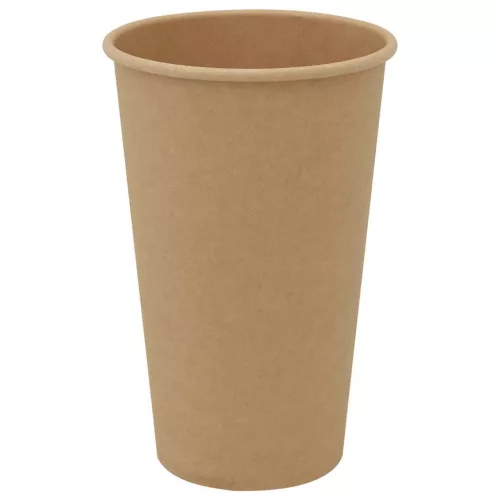  1000 db papír kávéscsészék fedővel 16oz 400ml