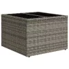  7 részes szürke polyrattan kerti ülőgarnitúra párnákkal