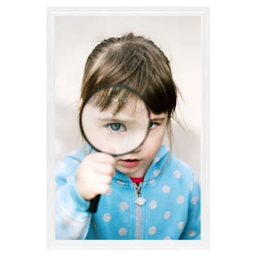  3 db fehér MDF asztali fényképkeret 21 x 29,7 cm