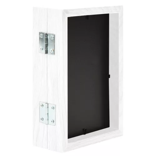  fehér kétszárnyas fényképkeretszett 2 x (13 x 15 cm)