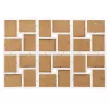  fehér MDF fényképkeretszett 24 db 10 x 15 cm-es képhez