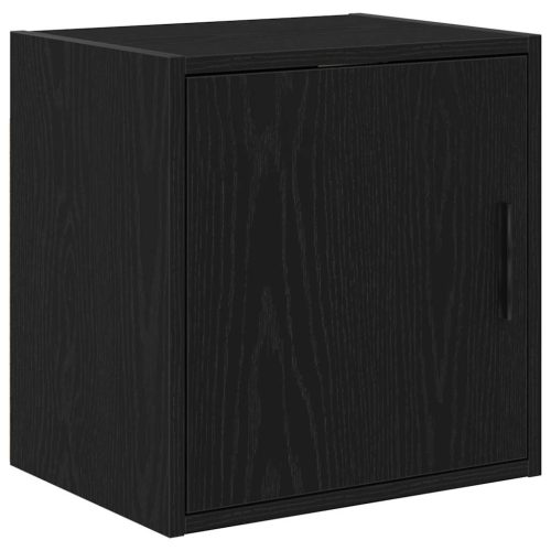  2 db fekete szerelt fa garázs szekrények