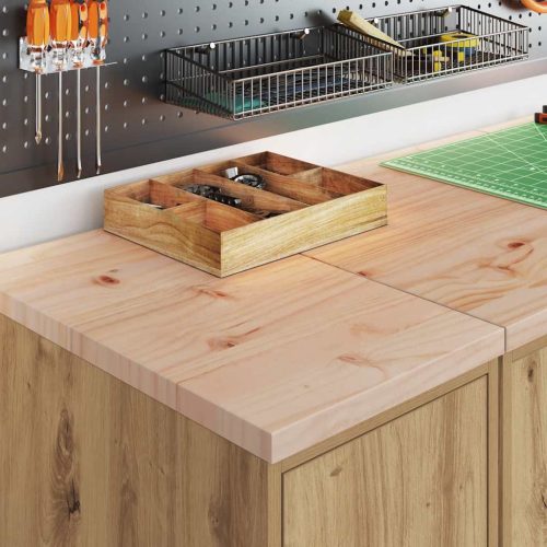  2 db kézműves tölgy színű szerelt fa garázs szekrények