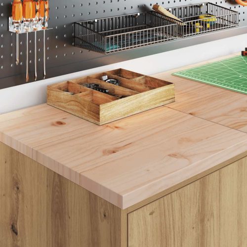  2 db kézműves tölgy színű szerelt fa garázs szekrények