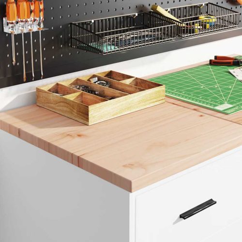  2 db fehér szerelt fa garázs szekrények