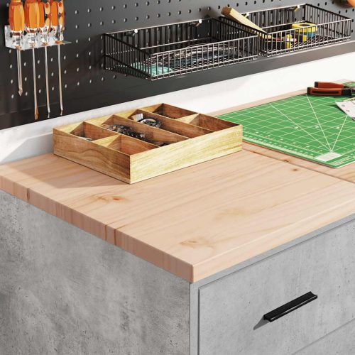  2 db betonszürke szerelt fa garázs szekrények