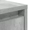  betonszürke dohányzóasztal fiókokkal 100x100x40 cm