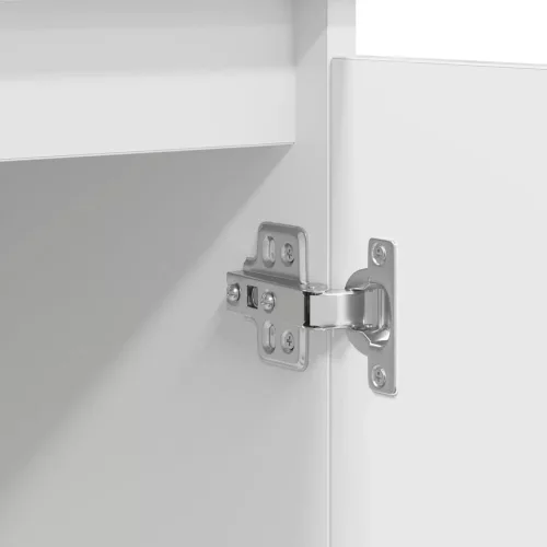  fehér szerelt fa tálalószekrény fiókos 100,5x35x76 cm