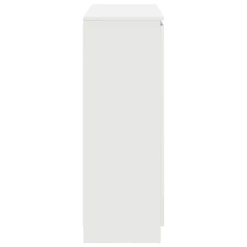  fehér szerelt fa tálalószekrény fiókos 100,5x35x98,5 cm