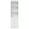  fehér szerelt fa magasszekrény 50x35x180 cm