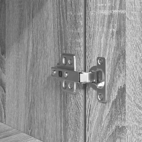  szürke sonoma szerelt fa magasszekrény 50x35x180 cm