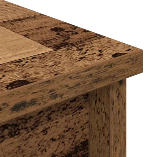  antik fa színű szerelt fa magasszekrény 50x35x180 cm