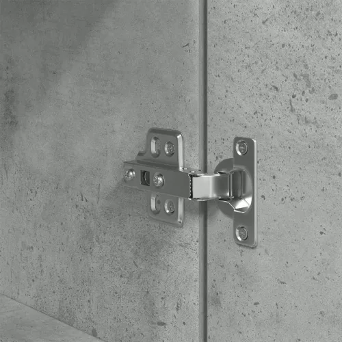  betonszürke szerelt fa magasszekrény 70 x 35 x 180