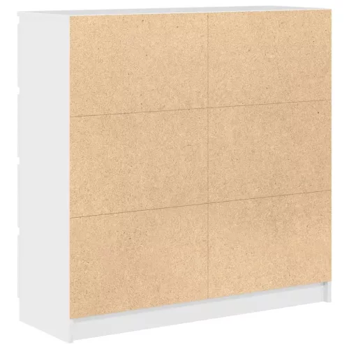  fehér szerelt fa tálalóasztal 100x35x99 cm