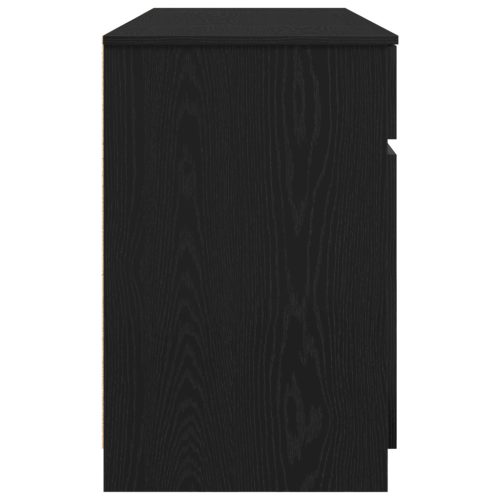  Asztal Fekete Tölgy 140x49x76 cm Mérnöki Fa