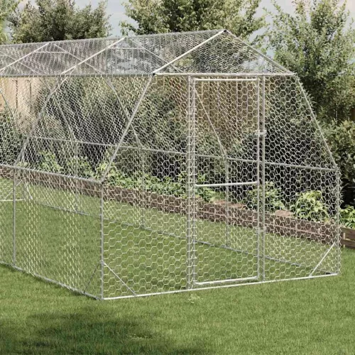  Csirkefuttató 2,5x8x2,25 m horganyzott acél