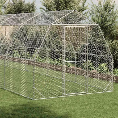  Csirkefuttató 2,5x10x2,25 m horganyzott acél