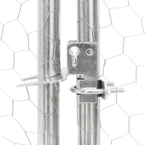  Csirkekifutó tetővel 2,5x8x2,25 m horganyzott acél