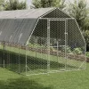  Csirkekifutó tetővel 2,5x12x2,25 m horganyzott acél