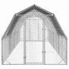  Csirkekifutó tetővel 2,5x8x2,25 m horganyzott acél