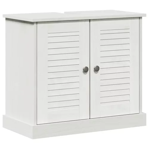  Fürdőszoba bútor szett 5 pcs antik fehér 37 x 34 x 110 cm