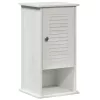  Fürdőszoba bútor szett 5 pcs antik fehér 37 x 34 x 110 cm