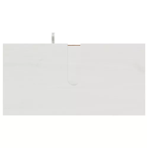  Fürdőszoba bútor szett 5 pcs antik fehér 37 x 34 x 110 cm