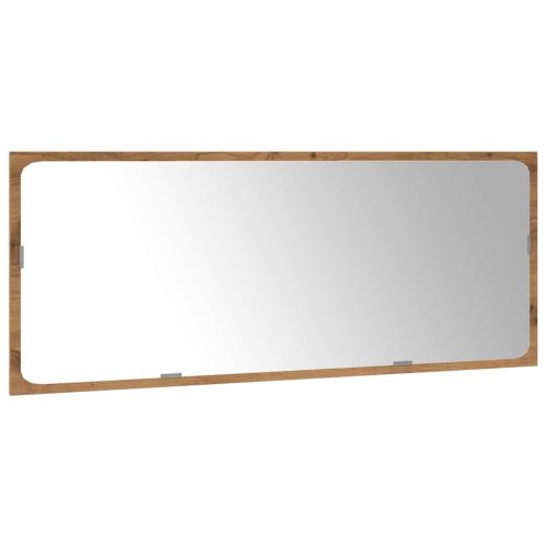  3 részes kézműves tölgy színű szerelt fa fürdőszobai bútorszett