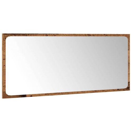  5 részes antik fa színű szerelt fa fürdőszobai bútorszett