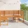  3 részes kertiszék szett masszív akácfából