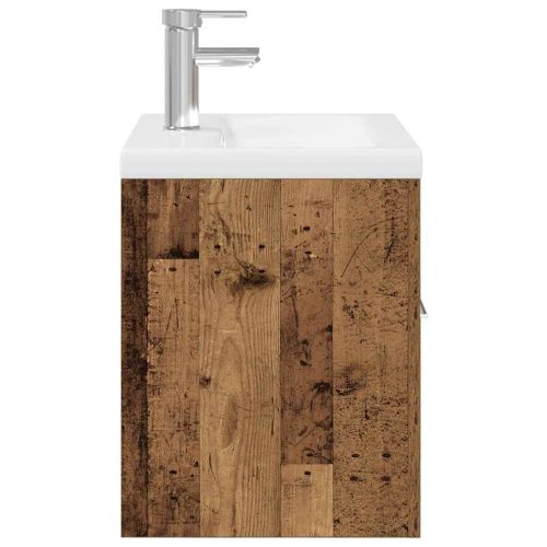  antik fa mosogatószekrény beépített medencével és csapteleppel