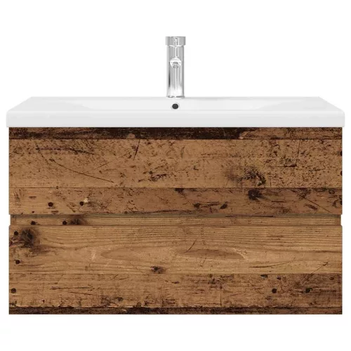  antik fa mosogatószekrény beépített medencével és csapteleppel