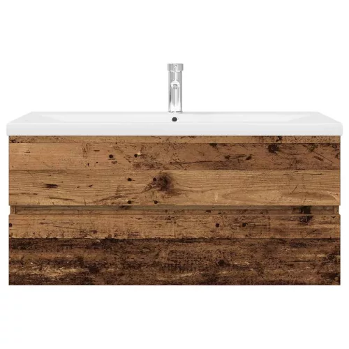  antik fa mosogatószekrény beépített medencével és csapteleppel