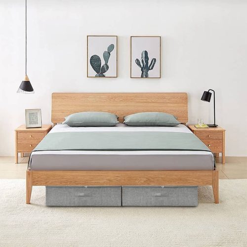  szürke szövet tárolódoboz 70 x 40 x 18 cm