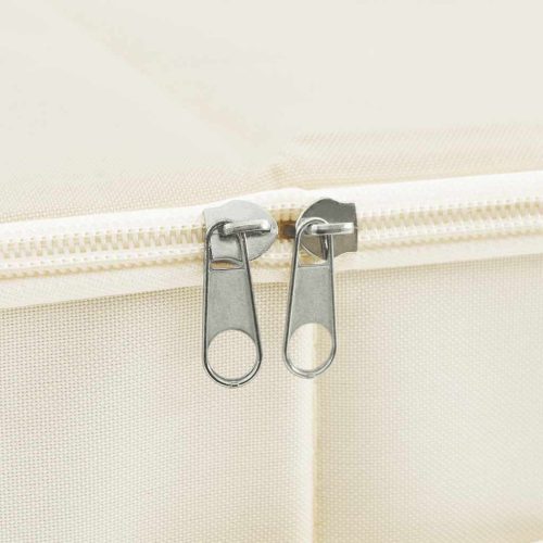  krémszínű szövet tárolódoboz 70 x 40 x 18 cm