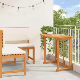  Kert Pad Készlet 2 pcs Barna Tömör Akácfa
