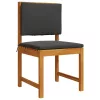  Kert Pad Készlet 4 pcs Barna Tömör Akácfa